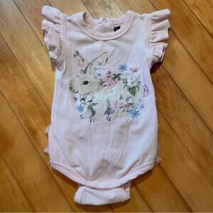 Rock Your Baby Pink Bunny One Piece 6/12m